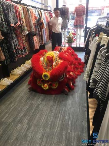 Cung Cấp Đo&agrave;n L&acirc;n Sư Rồng Khai Trương Mega Fashion