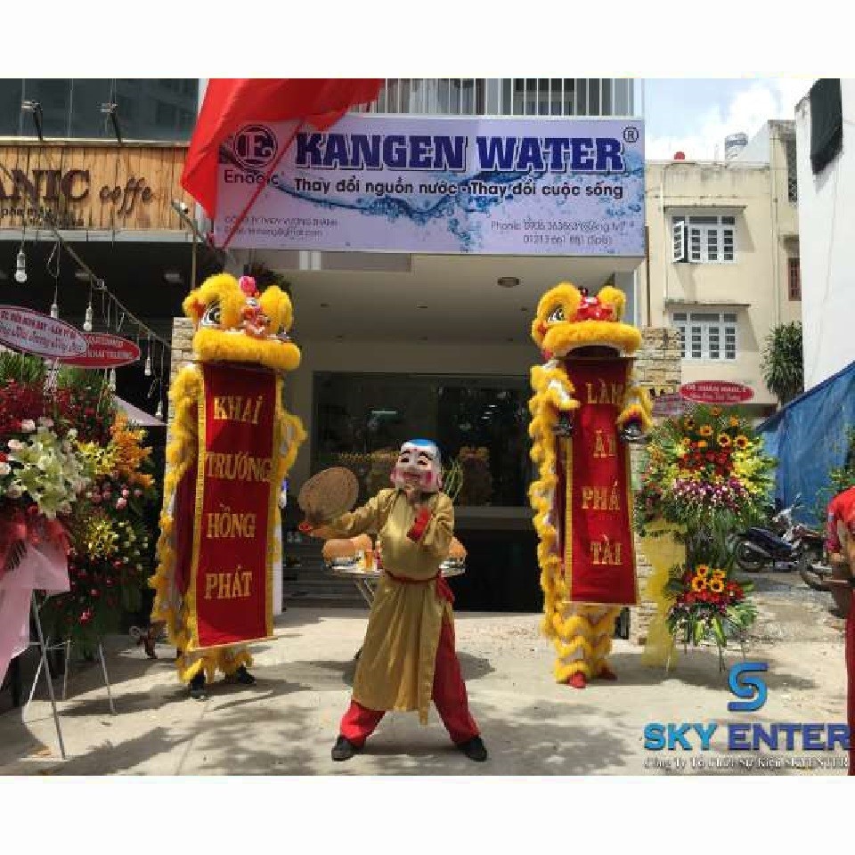 Cho Thuê Đoàn Lân Sư Rồng Khai Trương Kangen Water