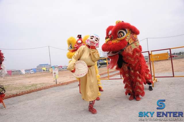 Cho Thu&ecirc; Đo&agrave;n L&acirc;n Sư Rồng Lễ Khởi C&ocirc;ng A&E