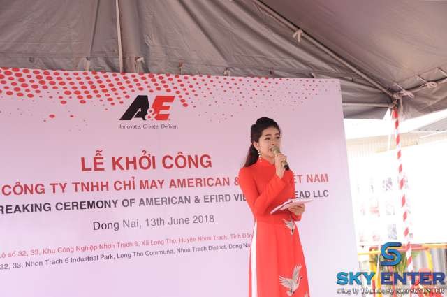 Cung Cấp Cho Thuê MC Lễ Khởi Công A&E