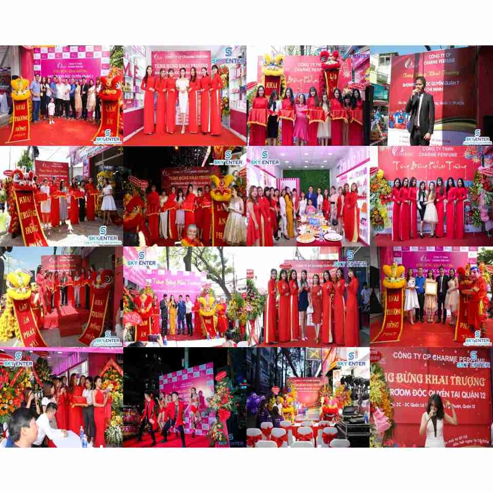 Tổ Chức Khai Trương Chuỗi Showroom Charme Perfume