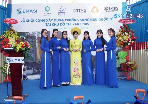 to-chuc-le-khoi-cong-truong-quoc-te-van-phuc, Công ty Cổ phần Emasi Vạn Phúc, tổ chức Lễ Khởi công, tổ chức sự kiện, Tập đoàn Đại Phúc