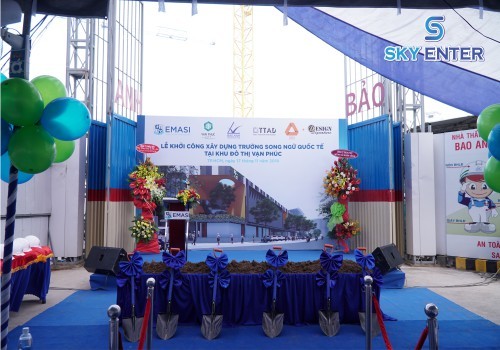 to-chuc-le-khoi-cong-truong-quoc-te-van-phuc, Công ty Cổ phần Emasi Vạn Phúc, tổ chức Lễ Khởi công, tổ chức sự kiện, Tập đoàn Đại Phúc