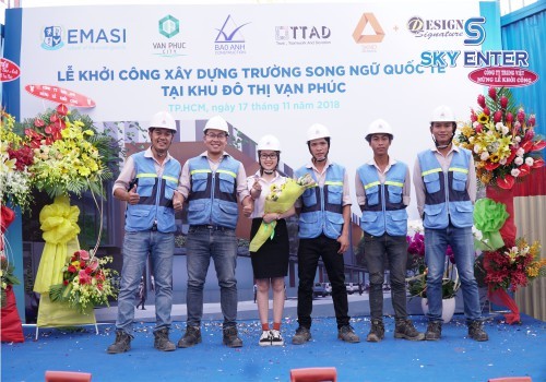 to-chuc-le-khoi-cong-truong-quoc-te-van-phuc, Công ty Cổ phần Emasi Vạn Phúc, tổ chức Lễ Khởi công, tổ chức sự kiện, Tập đoàn Đại Phúc