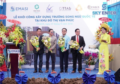 to-chuc-le-khoi-cong-truong-quoc-te-van-phuc, Công ty Cổ phần Emasi Vạn Phúc, tổ chức Lễ Khởi công, tổ chức sự kiện, Tập đoàn Đại Phúc