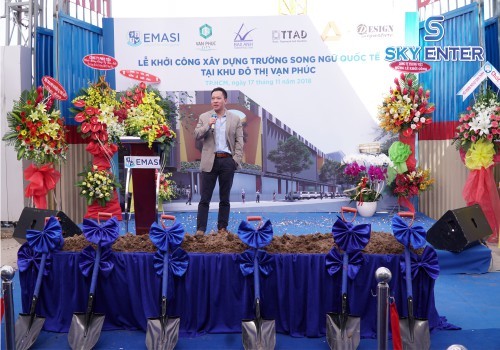 to-chuc-le-khoi-cong-truong-quoc-te-van-phuc, Công ty Cổ phần Emasi Vạn Phúc, tổ chức Lễ Khởi công, tổ chức sự kiện, Tập đoàn Đại Phúc